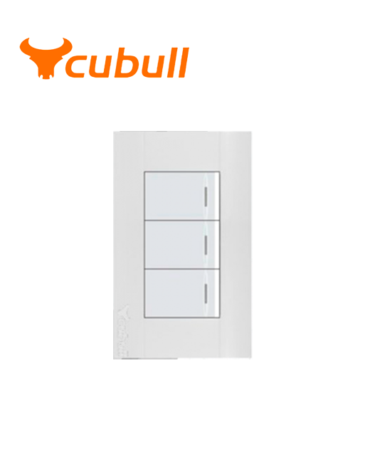 INTERRUPTOR TRIPLE CUBULL EMPOTRADO SERIE A3-009