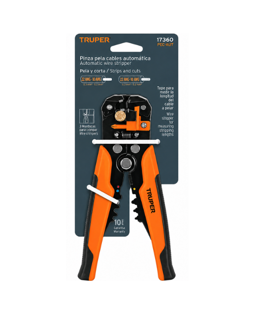 PINZA PELA CABLE AUTOMATICA TRUPER