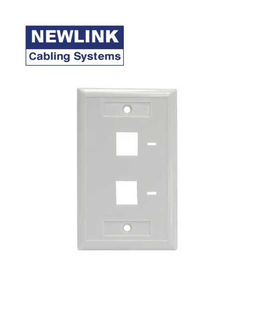 PLACA DE PARED DOBLE NEWLINK