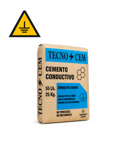 CEMENTO CONDUCTIVO X 25 KILOS (TECNO-CEM)