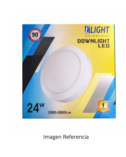 LUMINARIA EMPOTRABLE ELIGHT 24W VT-24