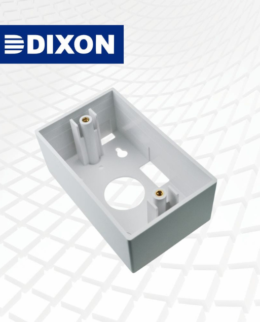 CAJA MODULAR DIXON 4X2 BLANCO